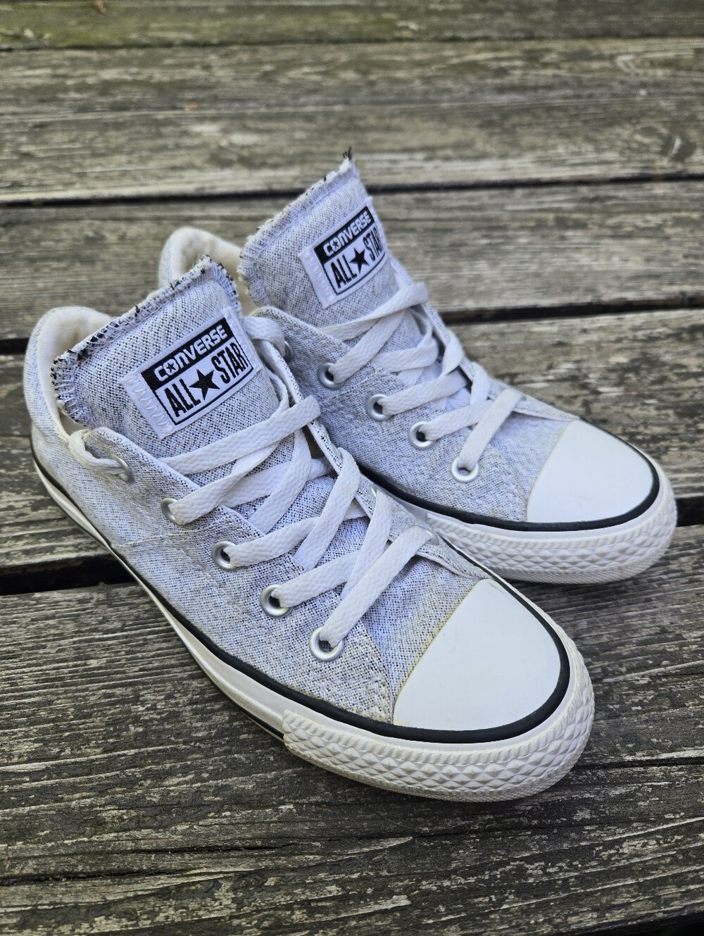 Converse Chuck Taylor All Star Madison Sneakers in Grey Heather Colorway - Picture 7 of 8